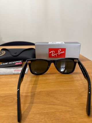 x2 Gafas Ray-Ban Wayfarer Negras