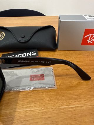 x2 Gafas Ray-Ban Wayfarer Negras