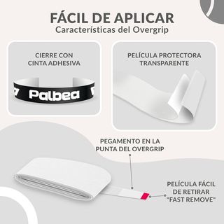 Overgrip para raqueta de padel (3 uds)