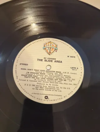 Ry Cooder - The Slide Area - 2LP 33 Giri