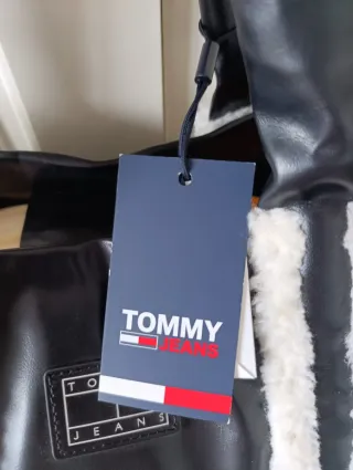 Bolso Tote Tommy Hilfiger acolchado tweed de hombr