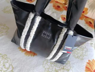 Bolso Tote Tommy Hilfiger acolchado tweed de hombr