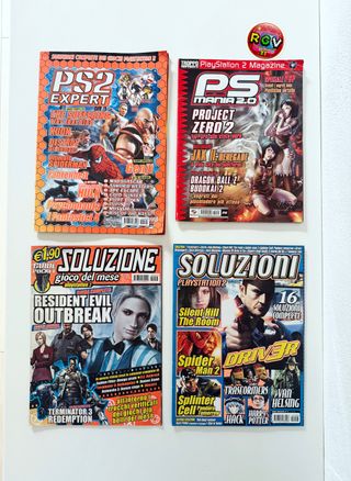Lotto 4 Riviste Playstation 2 - Anni 2000