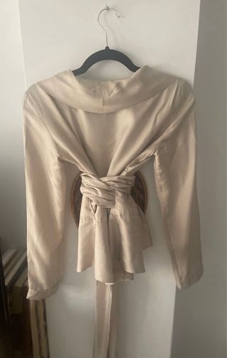 Blusa seda beige Pedro del Hierro