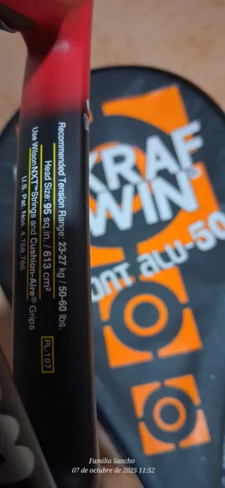 2 Raquetas de Tenis marca Wilson y dunlop