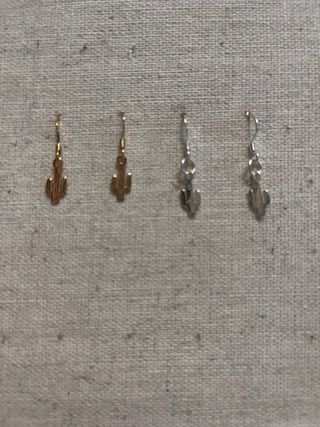 Pendientes de plata con varios diseños