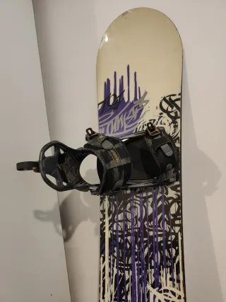 Tabla de Snow Burton y Fijaciones K2