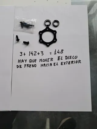 Kit Transformación Eje 142-148mm BOOST