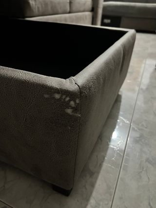 Sofá cama chaise longue gris