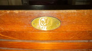Mesa y 2 Sillas de Madera Plegables
