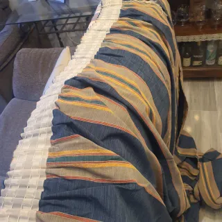 Cortina elegante a righe