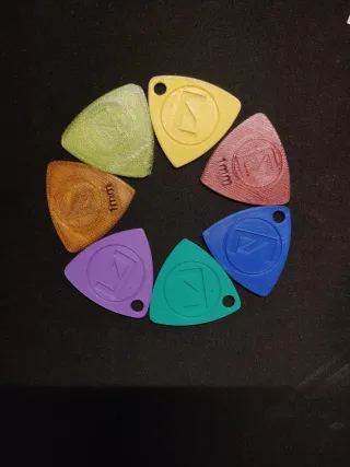 Púas de guitarra 3D
