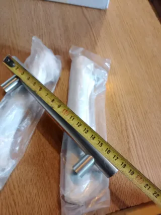 Conjunto 3 puxadores inox