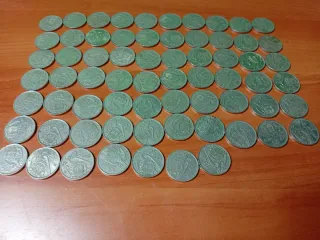 Lote monedas 25 pesetas