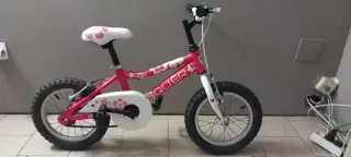 Bicicleta infantil rosa QUER