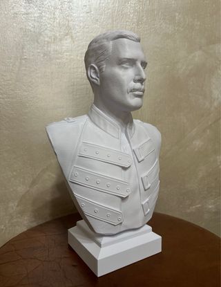 Busto Freddie Mercury Stampa 3D H 25cm
