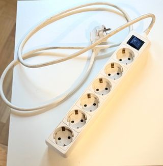 Regleta 6 enchufes con interruptor