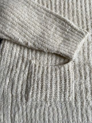 Jersey Zara punto grueso pelitos Talla S