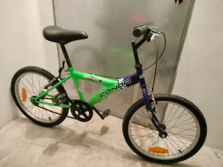 Bicicleta infantil Conor verde/morada