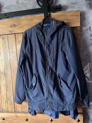 Cazadora azul entretiempo XL