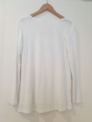 Camiseta manga larga blanca