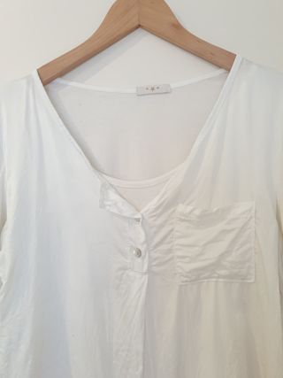 Camiseta manga larga blanca