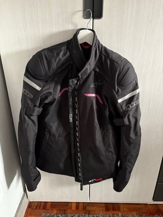 Chaqueta Alpinestars Talla L Negra y Rosa