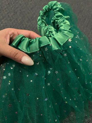 Diadema Árboles Navidad Niña Verde y tul