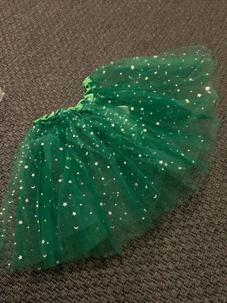 Diadema Árboles Navidad Niña Verde y tul