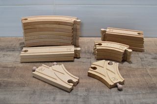 SET FERROVIARIO EXPLORACIÓN EN MARTE EN MADERA