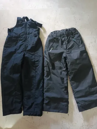 Peto y pantalón de esquí infantil