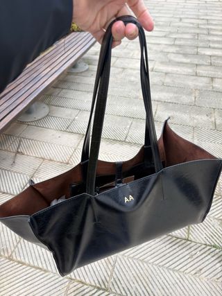 Bolso shopper negro Parfois