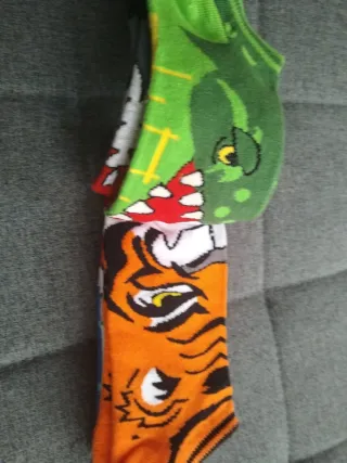 5 Calcetines cortos animales