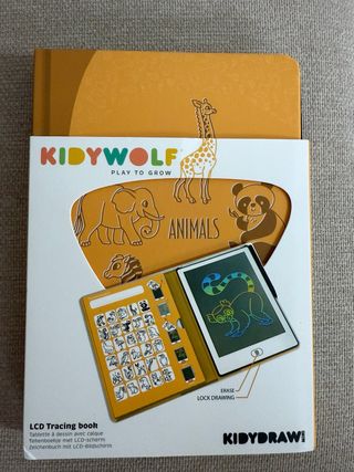 Tableta Dibujo LCD Kidywolf KidyDraw Mini Naranja