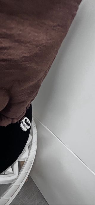 Chaleco acolchado marrón S/M