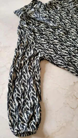 Vestido largo estampado casual