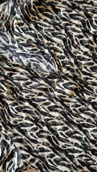 Vestido largo estampado casual