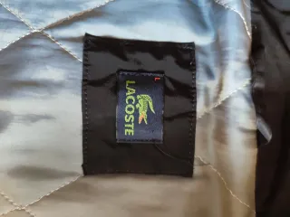 Cazadora Lacoste Negra Hombre