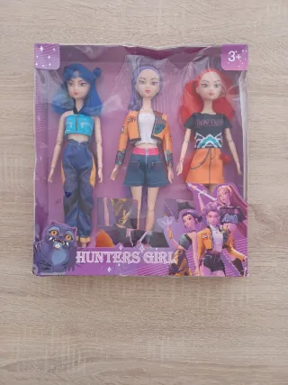 Set 3 Muñecas Hunters Girl K-Pop Rumi, Mira y Zoey