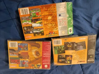 Pack 3 Juegos Nintendo 64: Mario Kart 64, Super Ma