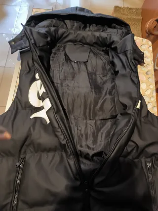 Chaleco acolchado negro Chicago