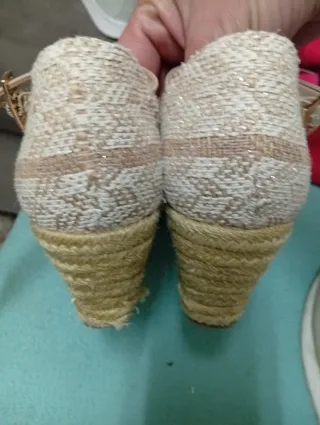 Alpargatas cuña Graceland beige