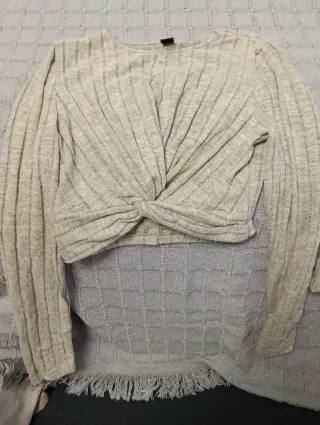 Conjunto Falda y Top Beige Talla xs