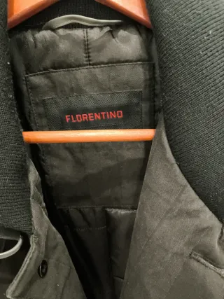 Abrigo Largo Caballero Florentino Negro talla L