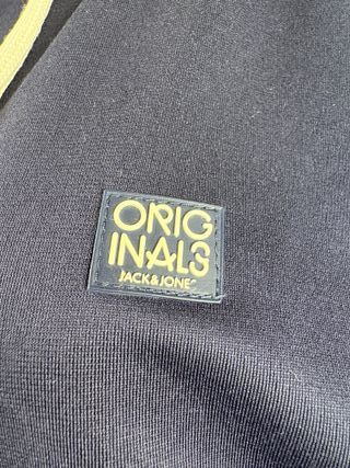 Sudadera Jack & Jones Deportiva Azul Naranja