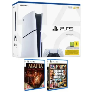 Consola Sony PS5 Slim 1Tb Chasis E + 2 Juegos