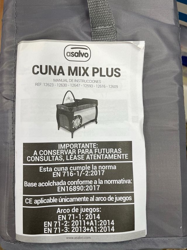 Cuna de viaje Asalvo Mix Plus