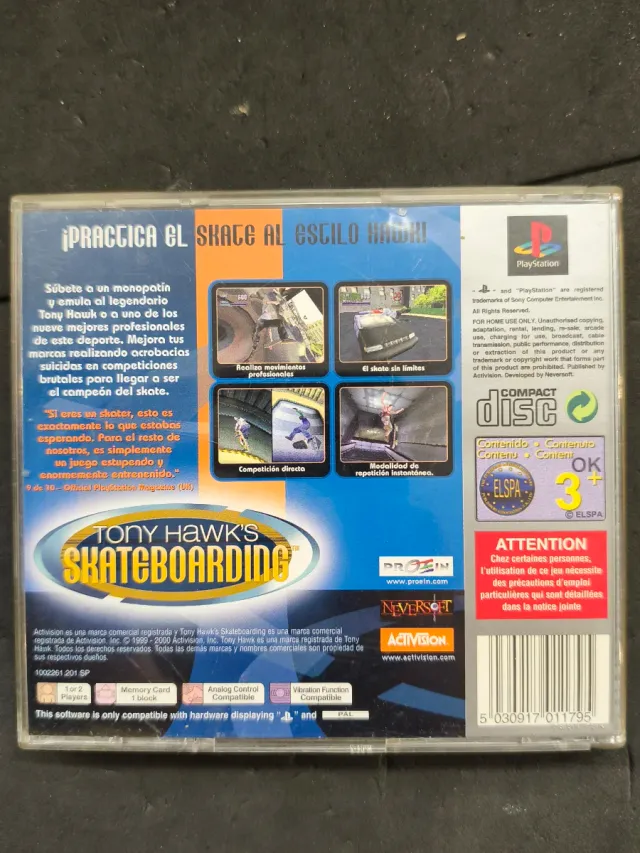 Tony Hawk's Skateboarding PS1 (PAL)