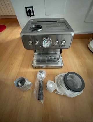 Cafetera Espresso SOGO con Molinillo