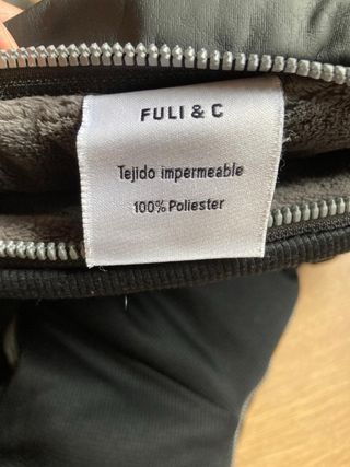 Funda invierno carrito bebé negra